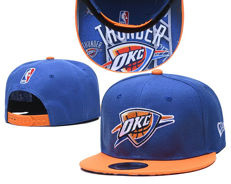 2020 NBA Oklahoma City Thunder Hat 20201192->nba hats->Sports Caps